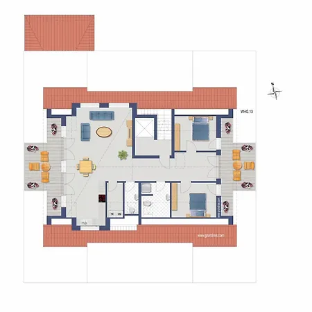 Apartment Inseltörn Penthouse Büsum